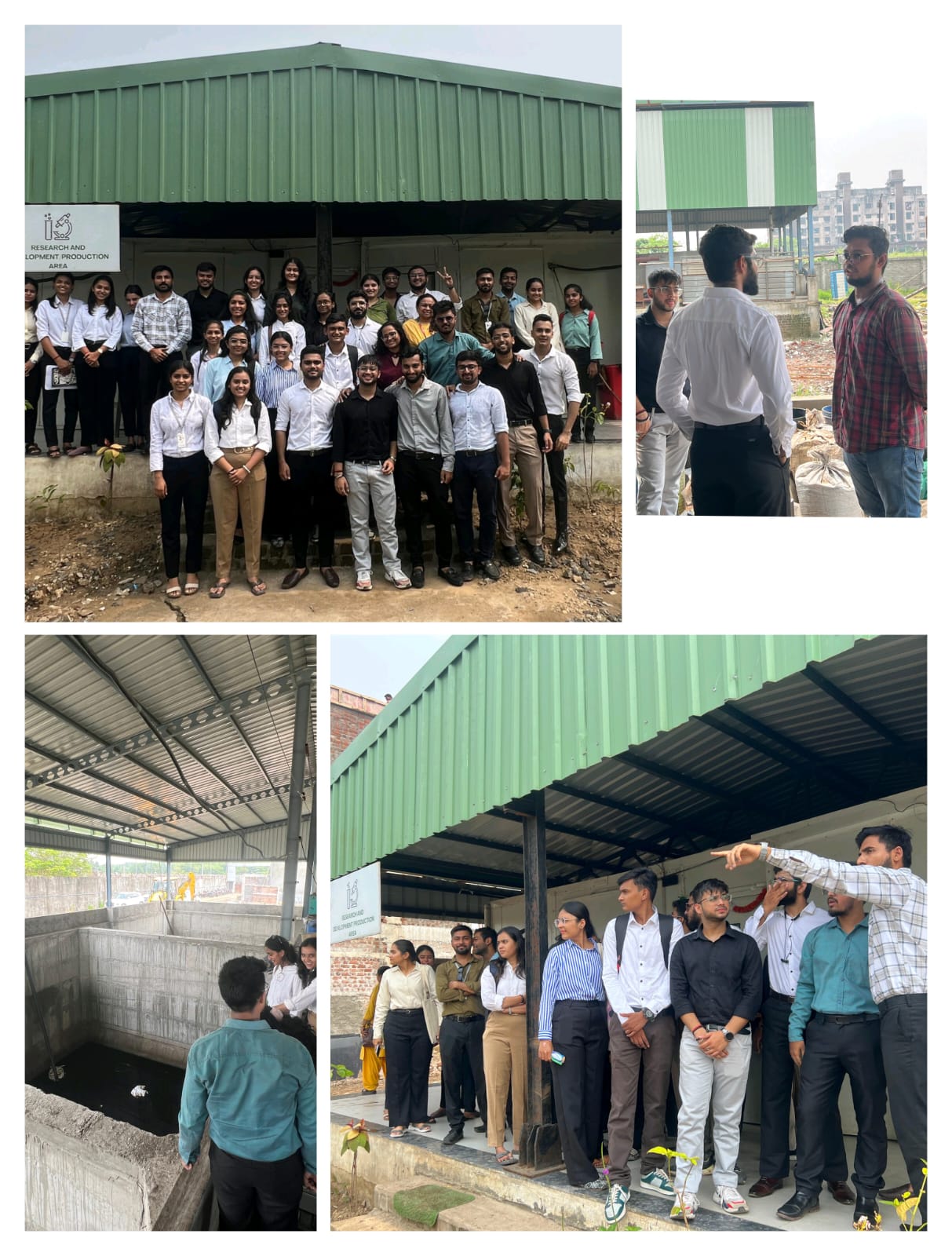 Industrial Visit cum Internship Drive at Biogas Pvt. Ltd, Surat