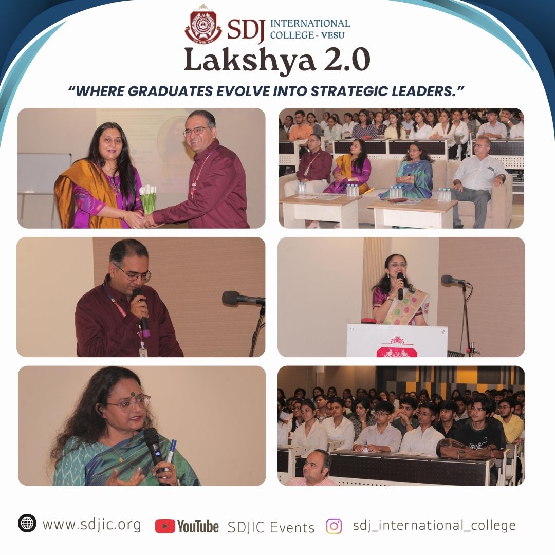 Lakshya 2.0 Seminar on Strategic Leadership Organized at SDJ International College,Vesu