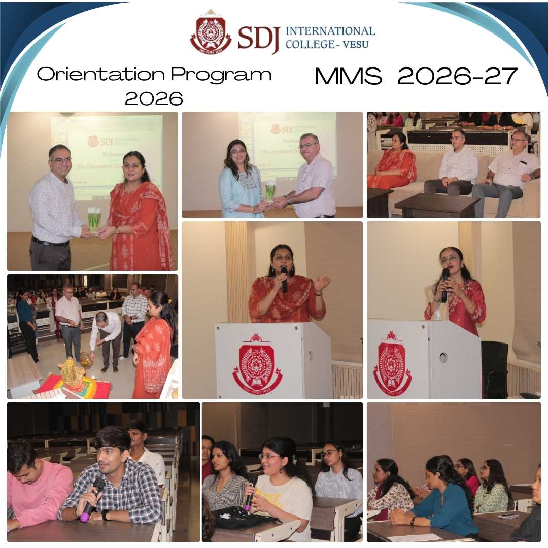 Orientation Program 2026 Welcomes MMS Batch 2026–27 at SDJ International College, Vesu