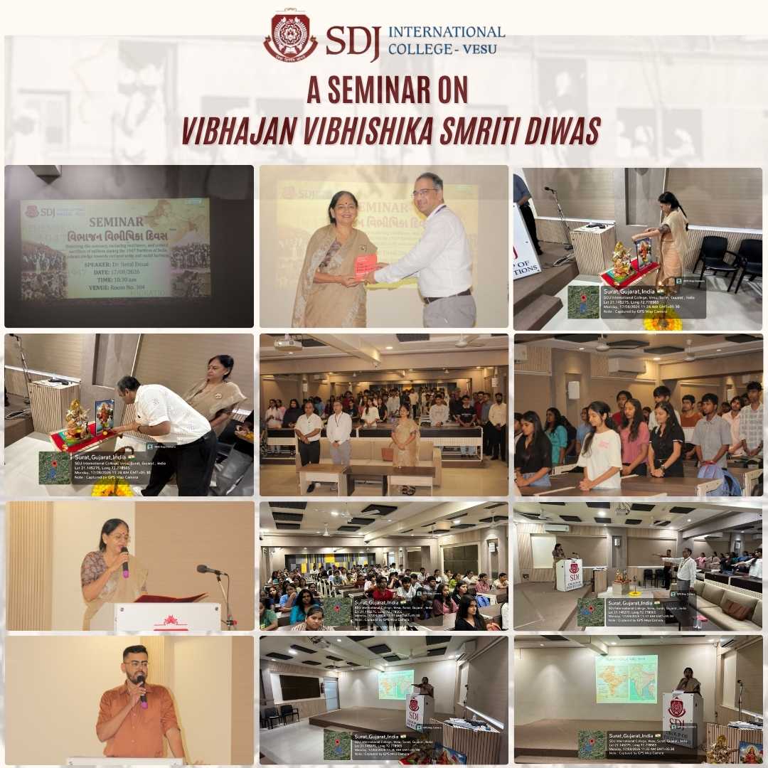 Seminar on Vibhajan Vibhishika Smriti Diwas Held at SDJ International College, Vesu