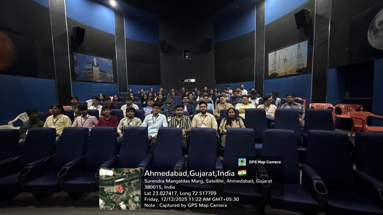 Academic Visit to ISRO Exhibition Center, Indroda Nature Park and Akshardham Temple, Gandhinagar