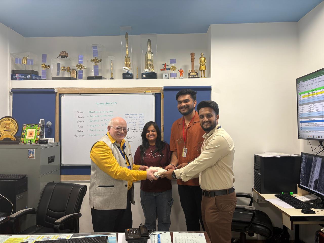 Academic Visit to ISRO Exhibition Center, Indroda Nature Park and Akshardham Temple, Gandhinagar